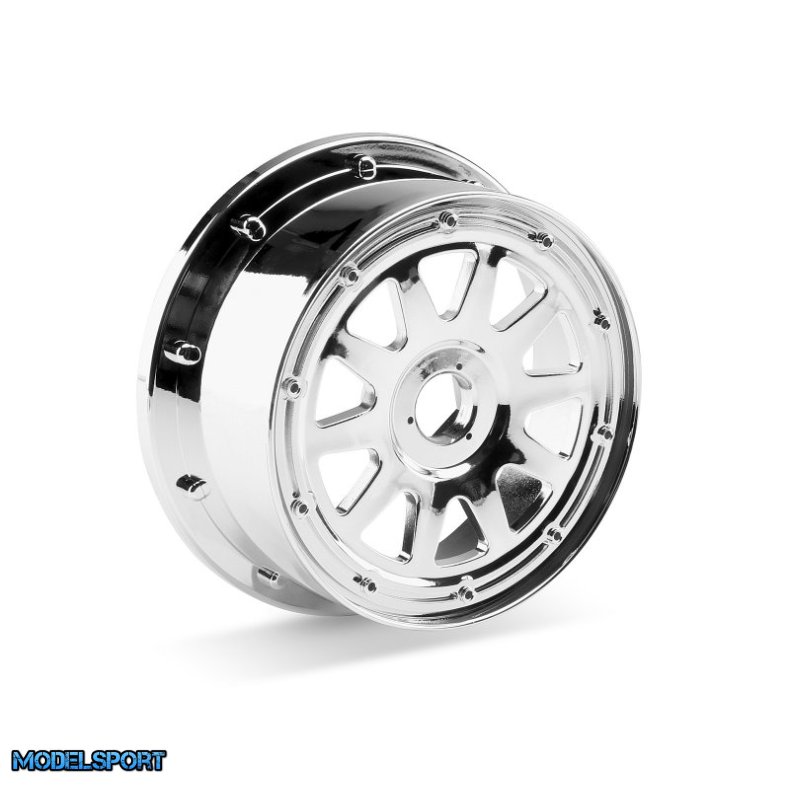 HPI 104973 Tr-10 Wheel Chrome (120X60mm/-4mm Offset)