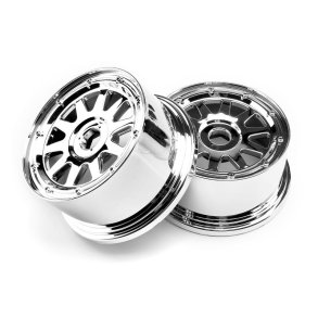 HPI 104973 Tr-10 Wheel Chrome (120X60mm/-4mm Offset)
