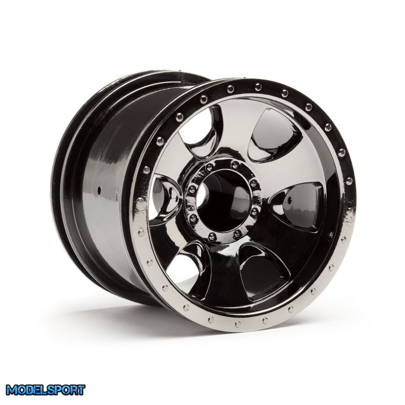 HPI 105280 Warlock Wheel Black Chrome (2.2In/2Pcs)