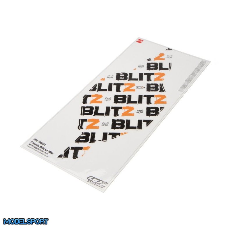 HPI 105320 Blitz Chassis Protector (White)