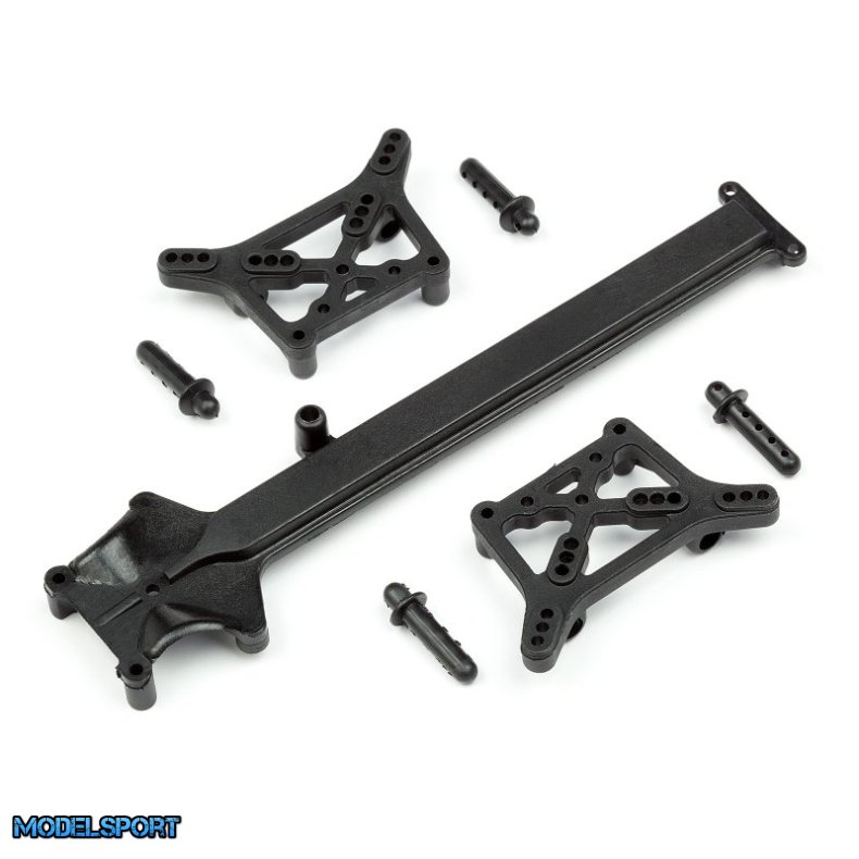 HPI 105510 Shock Tower/Body Post/Top Deck Set