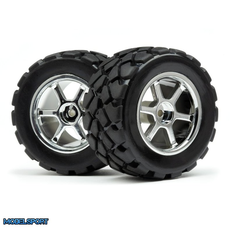 HPI 105524 Mounted Vt Tire/Wheel Set (4Pcs)