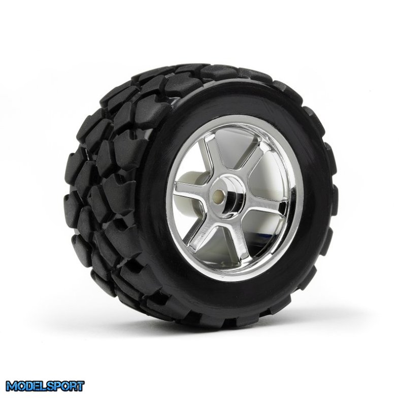 HPI 105524 Mounted Vt Tire/Wheel Set (4Pcs)