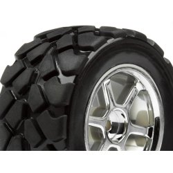 HPI 105524 Mounted Vt Tire/Wheel Set (4Pcs)