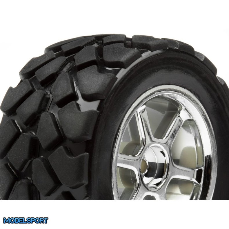 HPI 105524 Mounted Vt Tire/Wheel Set (4Pcs)