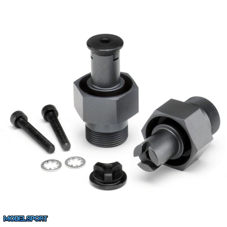 HPI 105612 24mm Hd Front Hex Hub (Gunmetal)