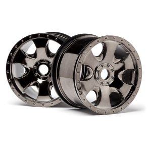 HPI 105801 Warlock Wheel Black Chrome (83X56mm/2Pcs)