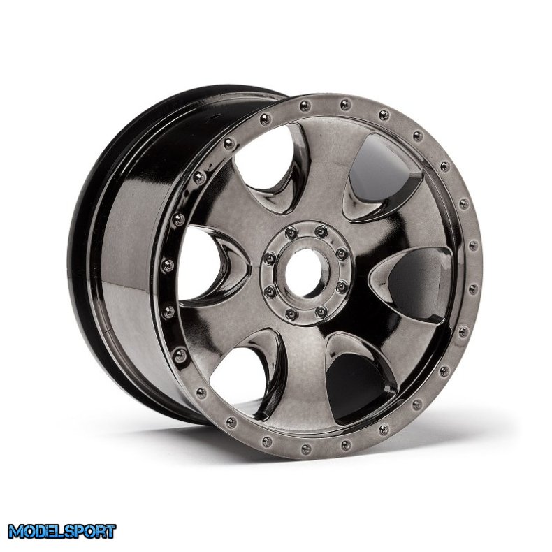 HPI 105801 Warlock Wheel Black Chrome (83X56mm/2Pcs)