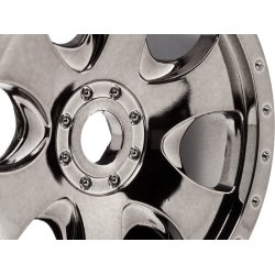 HPI 105801 Warlock Wheel Black Chrome (83X56mm/2Pcs)