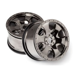 HPI 105801 Warlock Wheel Black Chrome (83X56mm/2Pcs)