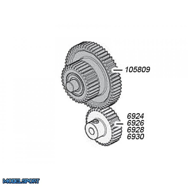 HPI 105809 Idler Gear 32T-60T