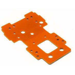 HPI 105892 Bulkhead Lower Plate 2.5mm (Orange)
