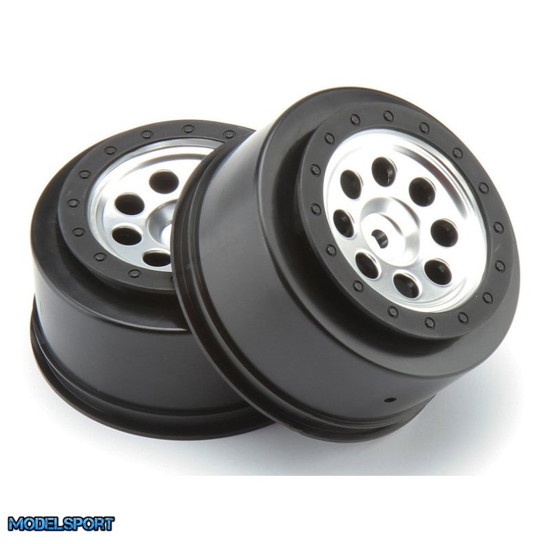 HPI 106189 Mk.8 V2 Wheel Matt Chrome (4.5mm Offset/2Pcs)