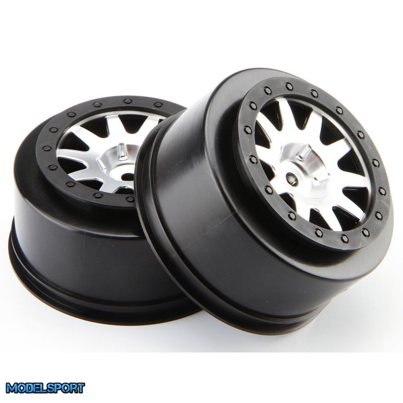 HPI 106200 Mk.10 V2 Wheel Matt Chrome (4.5mm Offset/2Pcs)