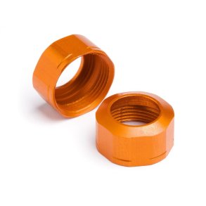 HPI 106633 Shock Cap 12Xm13X0.8mm (Orange/Grooved/2Pcs)