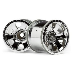 HPI 106722 Warlock Wheel Chrome (2.2In/2Pcs)