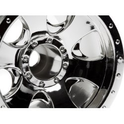 HPI 106722 Warlock Wheel Chrome (2.2In/2Pcs)