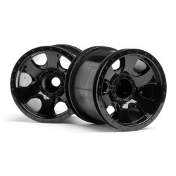 HPI 106724 Warlock Wheel Black (2.2In/2Pcs)