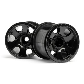 HPI 106724 Warlock Wheel Black (2.2In/2Pcs)