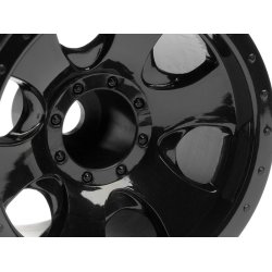 HPI 106724 Warlock Wheel Black (2.2In/2Pcs)