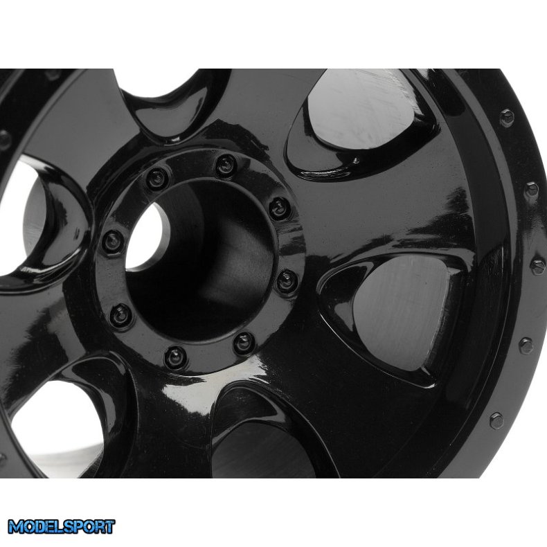 HPI 106724 Warlock Wheel Black (2.2In/2Pcs)