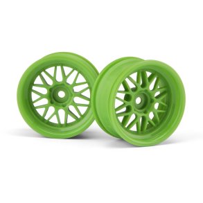 HPI 106772 Hre C90 Wheel 26mm Green (6mm Offset/2Pcs)