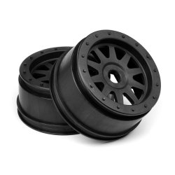 HPI 106896 Tr-10 Glue-Lock Wheel Black (120X60mm/2Pcs)