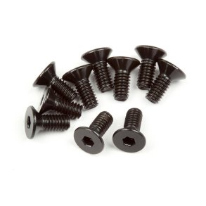 HPI 107374 Flat Head Screw M2.5X6mm (Hex Socket/10Pcs)