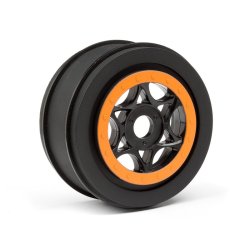 HPI 107855 Ah-64 Wheel Black/Orange (42X83mm/2Pcs)