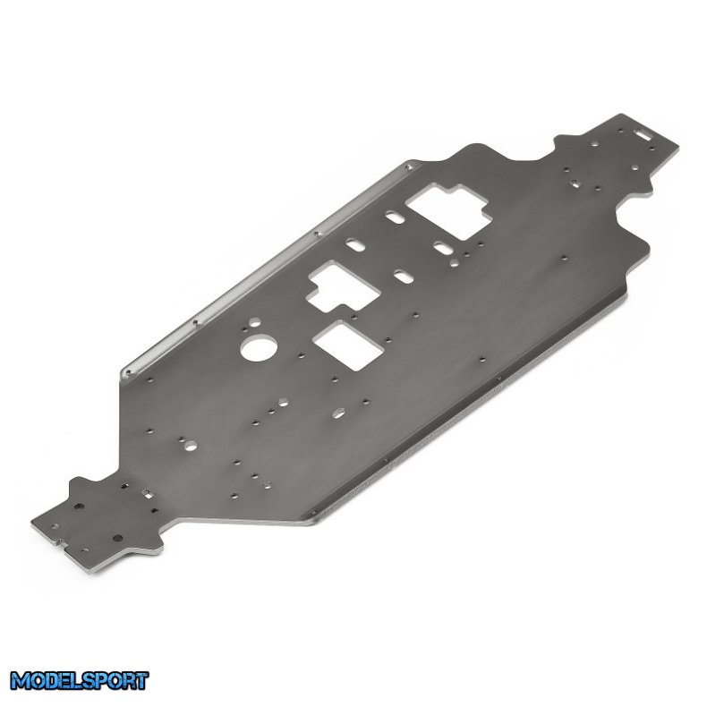 HPI 107879 Main Chassis (Gunmetal/3mm)
