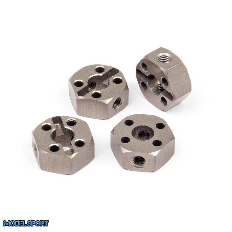 HPI 108020 Aluminum Locking Hex Wheel Hub (12mm/4Pcs)