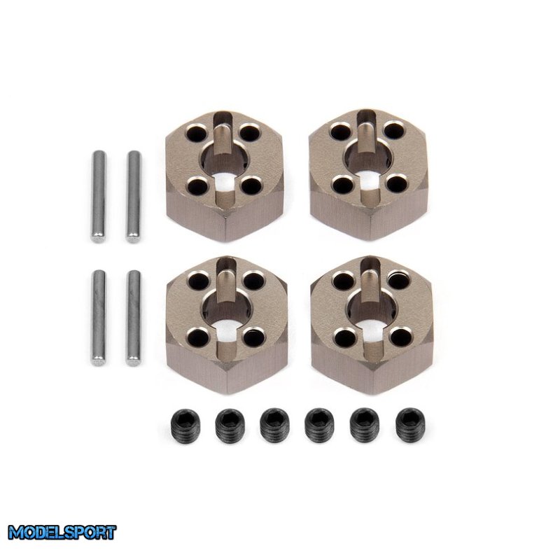 HPI 108020 Aluminum Locking Hex Wheel Hub (12mm/4Pcs)