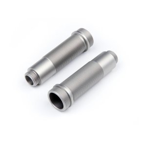HPI 108073 Aluminum Shock Body Set (Gunmetal/2Pcs)
