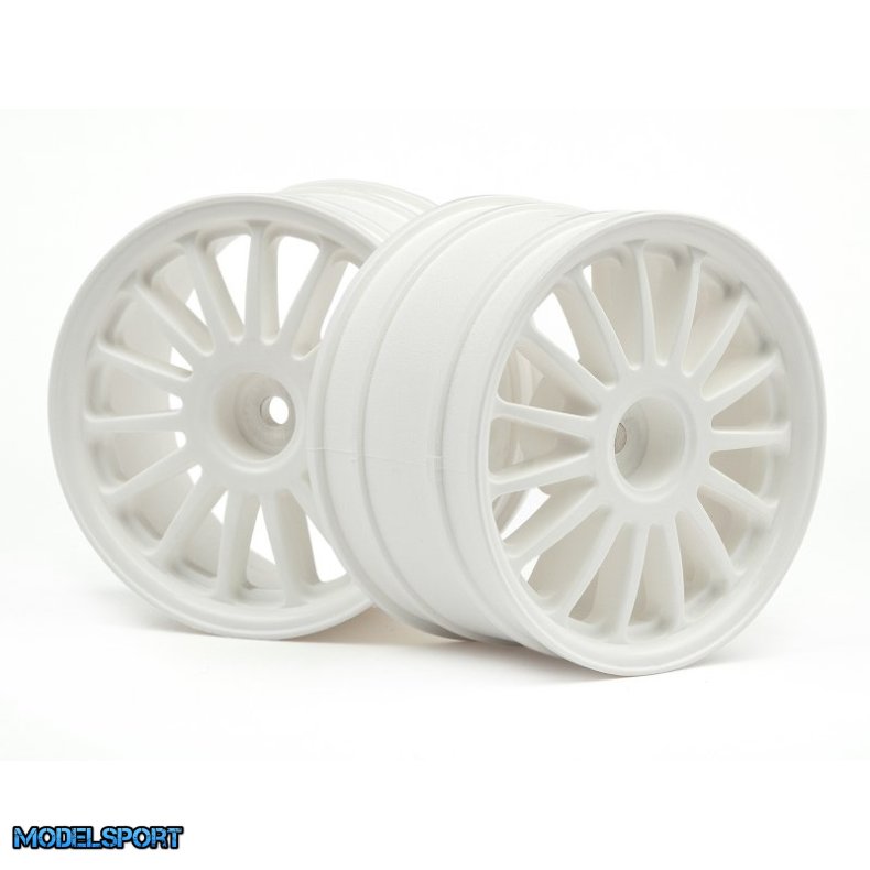 HPI 108075 WR8 Tarmac Wheel White (2.2inch/57X35mm/2Pcs)