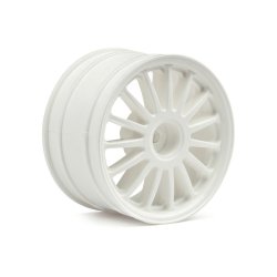 HPI 108075 WR8 Tarmac Wheel White (2.2inch/57X35mm/2Pcs)