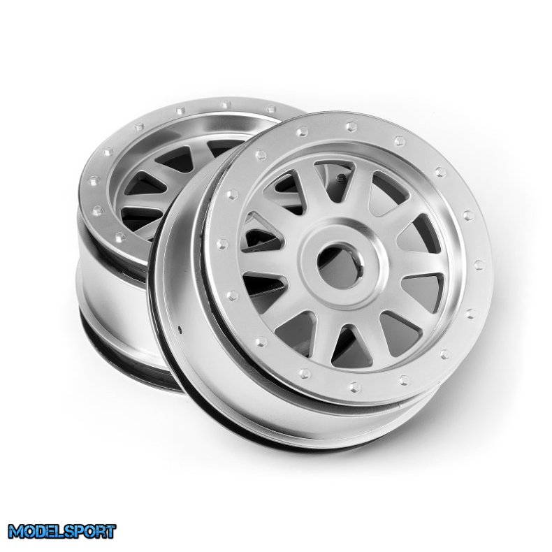 HPI 108321 Tr-10 Glue-Lock Wheel Matte Chrome 120X60mm