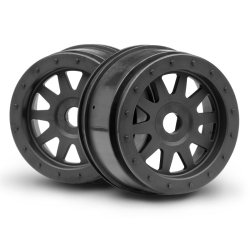 HPI 108323 Tr-10 Glue-Lock Wheel Gunmetal (120X60mm/2Pcs)