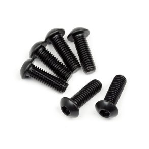 HPI 108709 Button Head Screw M6X18mm (Hex Socket) (6Pcs)
