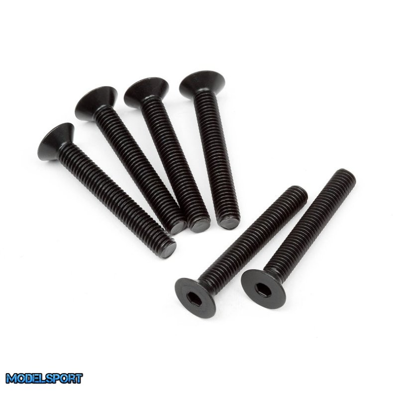HPI 109068 Flat Head Screw M5x35mm (Hex Socket/6pcs)