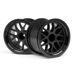 HPI 109155 BBS Spoke Wheel 48X34mm Black (14mm Offset/2pcs)