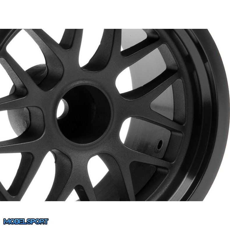 HPI 109155 BBS Spoke Wheel 48X34mm Black (14mm Offset/2pcs)