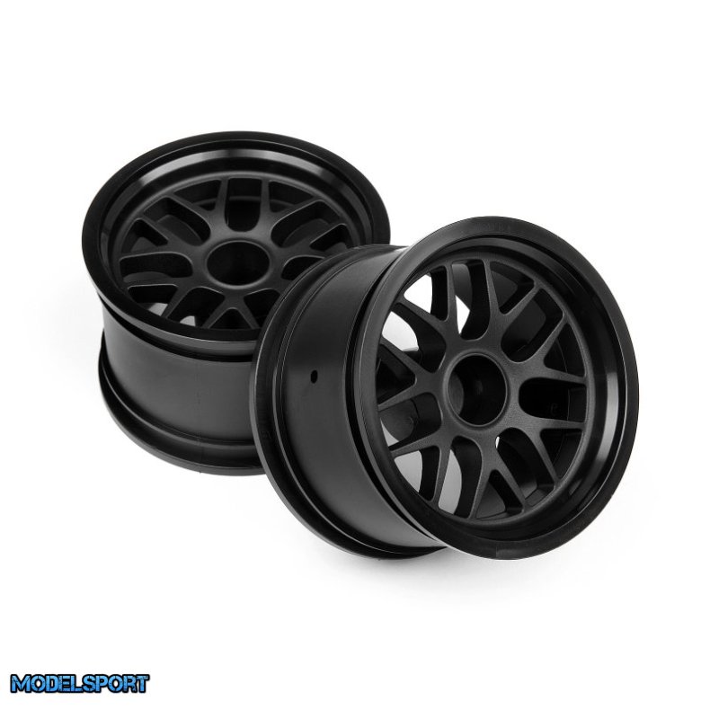 HPI 109155 BBS Spoke Wheel 48X34mm Black (14mm Offset/2pcs)