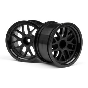 HPI 109156 BBS Spoke Wheel 48X31mm Black (9mm Offset/2pcs)