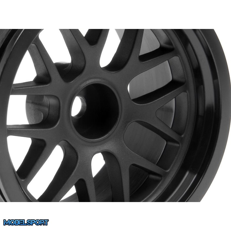 HPI 109156 BBS Spoke Wheel 48X31mm Black (9mm Offset/2pcs)