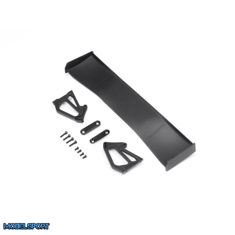 HPI 109159 Gt Wing Set (Type F / 10Th Scale / Black)