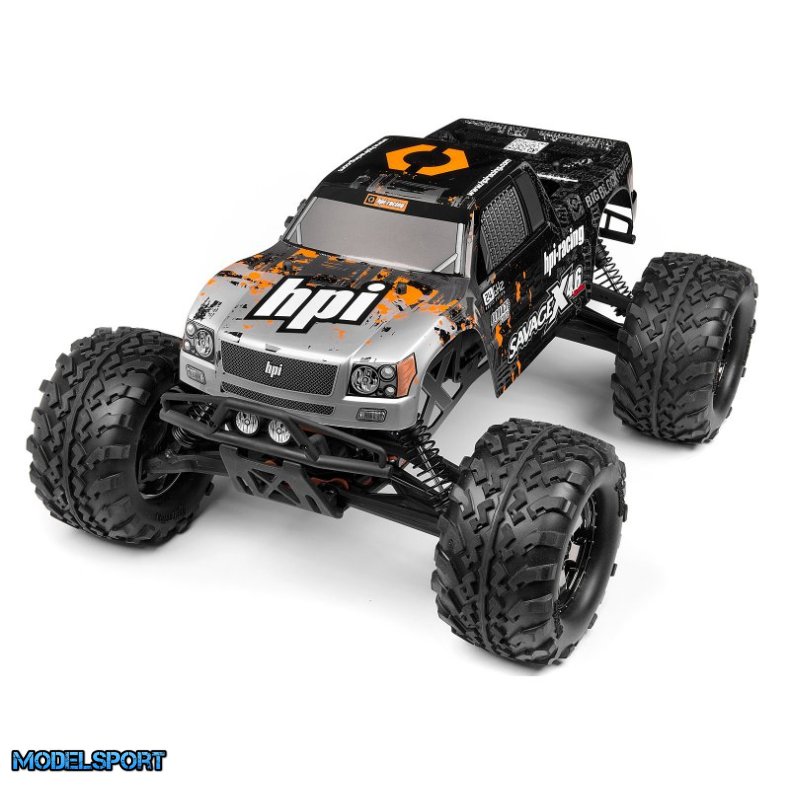 HPI 109883 Nitro Gt-3 Truck Painted Body (Silver/Black)