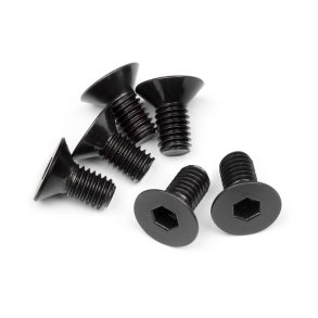 HPI 109919 Flat Head Screw M6X12mm (Hex Socket/6Pcs)