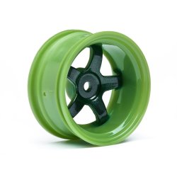 HPI 111100 Work Meister S1 Wheel Green (9mm Offset/2Pcs)