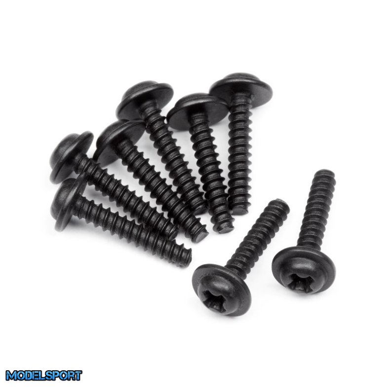 HPI 111298 Tp. Flanged Screw M3X15mm (8Pcs)