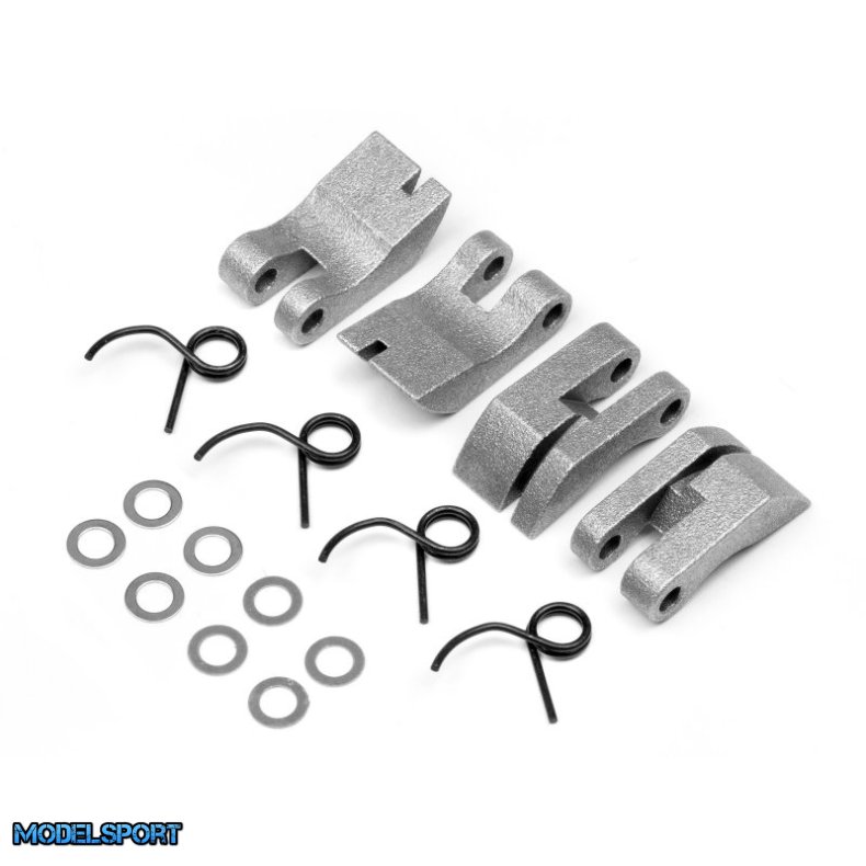 HPI 111350 Aluminum Quadra Clutch Shoe/Spring Set